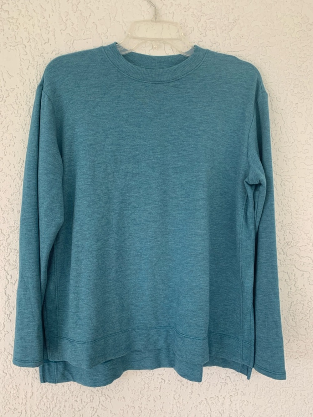 Pure Jill Crewneck soft  Sweater - Teal Blue size M